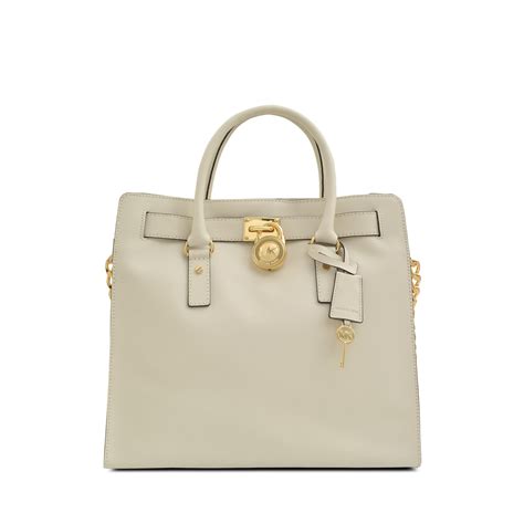 hamilton bag michael kors gray beige